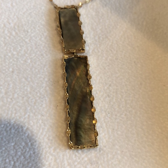 Lana "MYSTIQ DOUBLE BAR" black mother of Pearl necklace - Picture 6 of 10